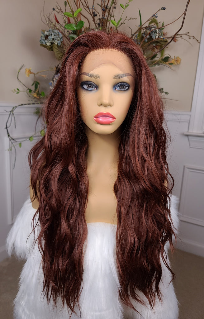 Tisha Wig - HD Lace Front, Human Blend, Free Part, Brown & Blonde