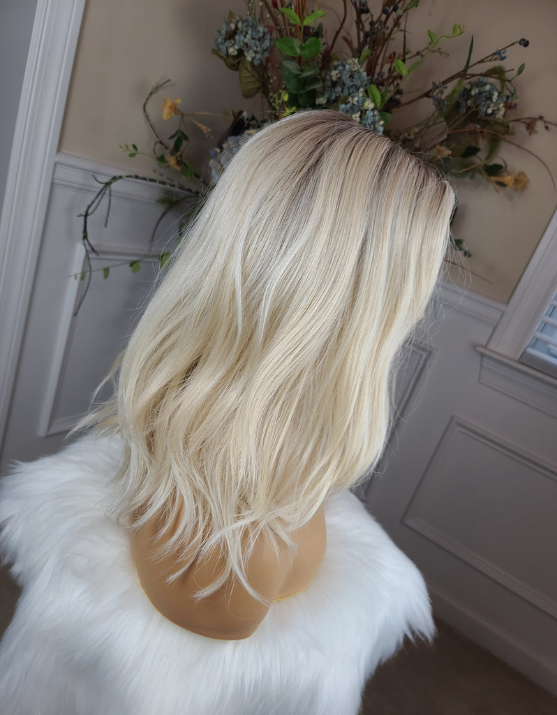 Alexis- Lace front, partial monofilament (bombshell blonde